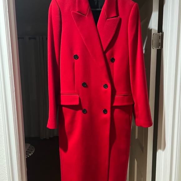 KOOPLES RED COAT WOOL - Picture 4 of 5
